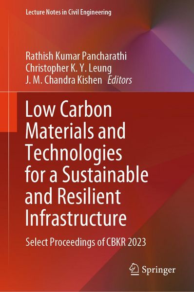Produktbild: Low Carbon Materials and Technologies for a Sustainable and Resilient Infrastructure