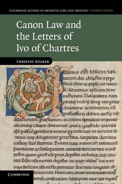 Produktbild: Canon Law and the Letters of Ivo of Chartres