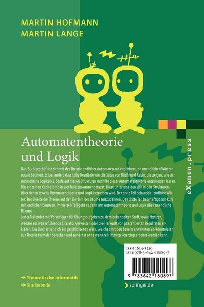 Produktbild: Automatentheorie und Logik