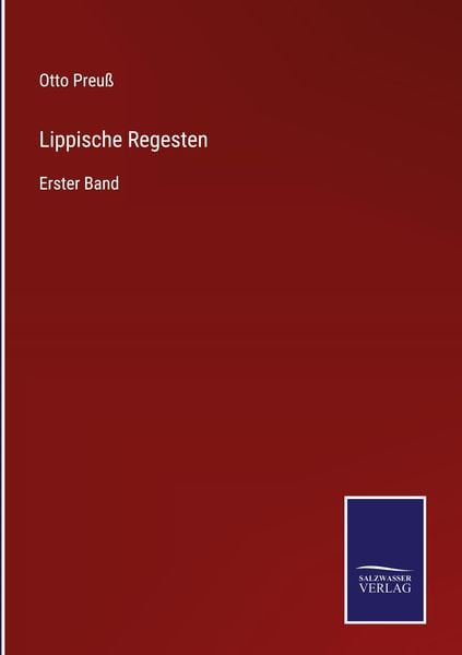 Produktbild: Lippische Regesten