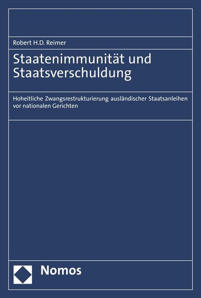 Produktbild: Staatenimmunit&auml;t und Staatsverschuldung