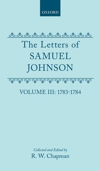 Produktbild: Letters Of Samuel Johnson V3 1