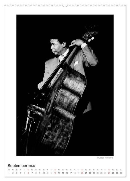 Produktbild: Jazzsound (Wandkalender 2026 DIN A2 hoch), CALVENDO Monatskalender