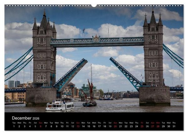 Produktbild: A Journey through the United Kingdom (High Quality Premium Wall Calendar 2026 DIN A2 landscape),CALVENDO 12 Month Wall Calendar