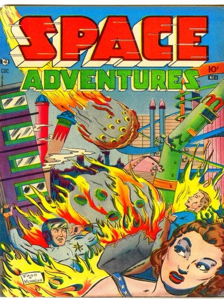 Produktbild: CALVENDO Puzzle Space Adventures - Ein amerikanischer Comic | 1000 Teile Lege-Gr&ouml;&szlig;e 64x48cm Foto-Puzzle f&uuml;r gl&uuml;ckliche Stunden