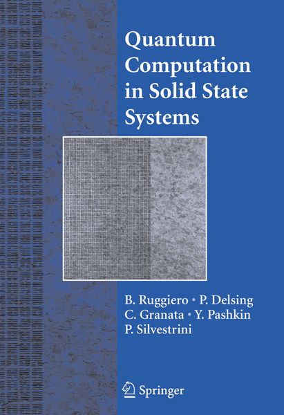 Produktbild: Quantum Computing in Solid State Systems