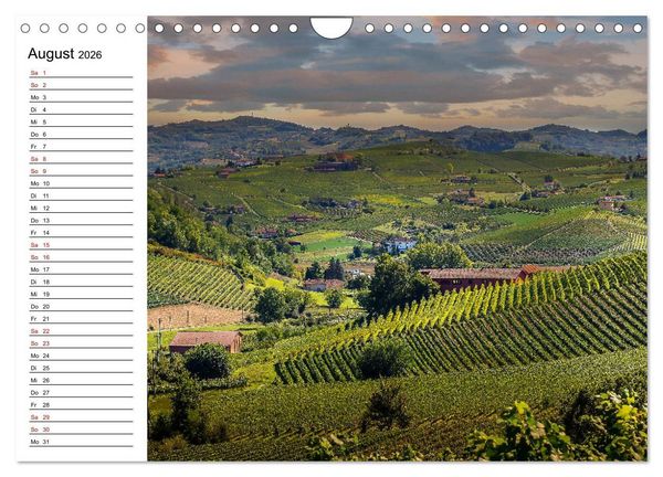 Produktbild: Piemont und Turin (Wandkalender 2026 DIN A4 quer), CALVENDO Monatskalender