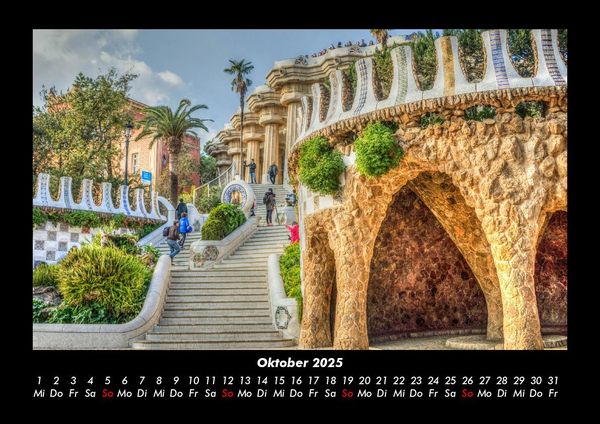 Produktbild: Barcelona 2025 Fotokalender DIN A3