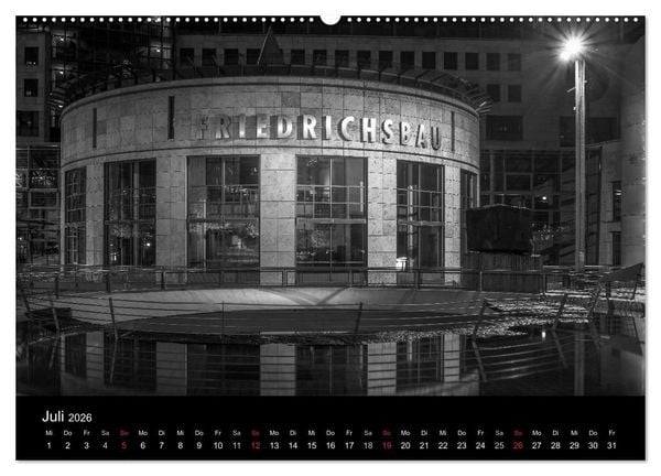 Produktbild: Stuttgart bei Nacht (hochwertiger Premium Wandkalender 2026 DIN A2 quer), Kunstdruck in Hochglanz