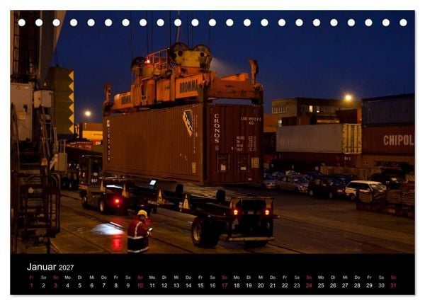 Produktbild: Eine Frachtschiffreise (Tischkalender 2027 DIN A5 quer), CALVENDO Monatskalender