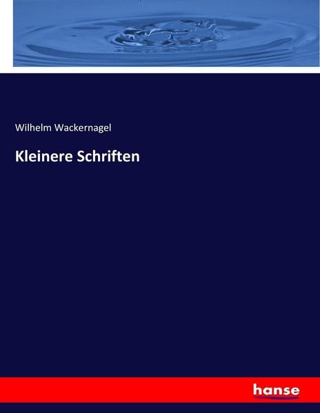 Produktbild: Kleinere Schriften
