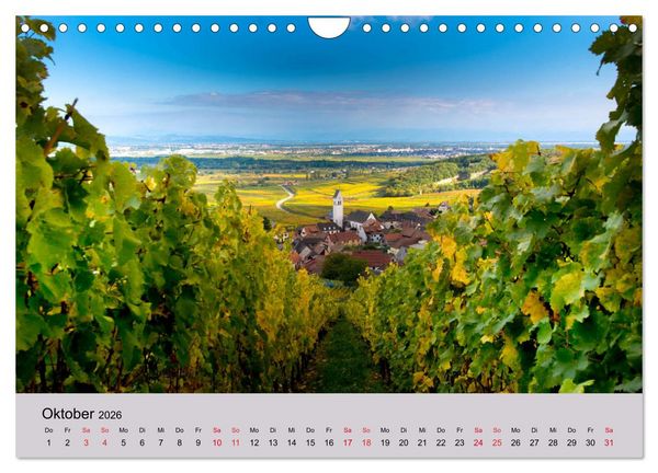 Produktbild: Wundervolles Frankreich (Wandkalender 2026 DIN A4 quer), CALVENDO Monatskalender