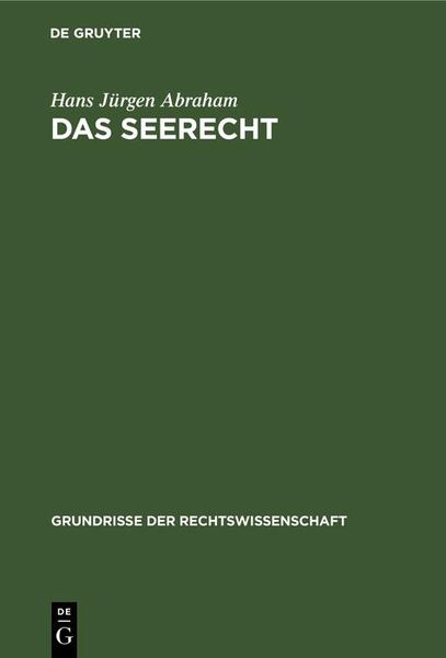 Produktbild: Das Seerecht