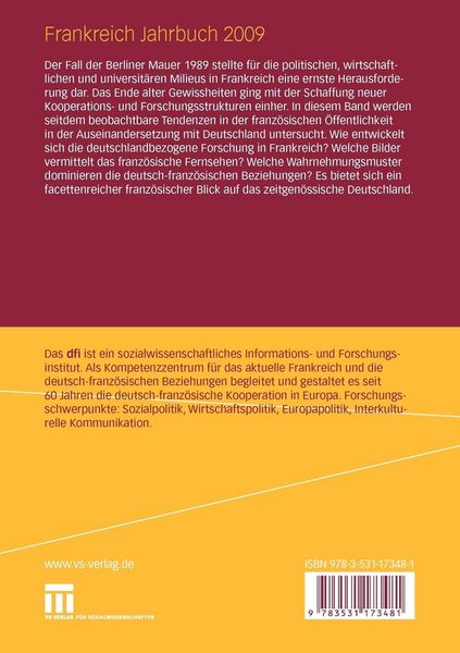 Produktbild: Frankreich Jahrbuch 2009