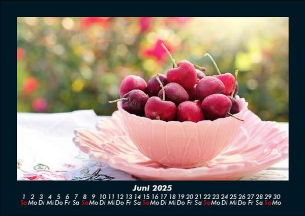 Produktbild: Obstkalender 2025 Fotokalender DIN A5