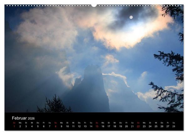Produktbild: Idyllische Dolomiten (hochwertiger Premium Wandkalender 2026 DIN A2 quer), Kunstdruck in Hochglanz