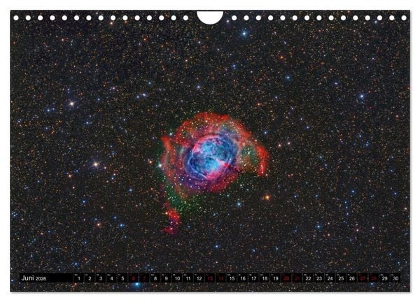 Produktbild: Galaktische Nebel (Wandkalender 2026 DIN A4 quer), CALVENDO Monatskalender