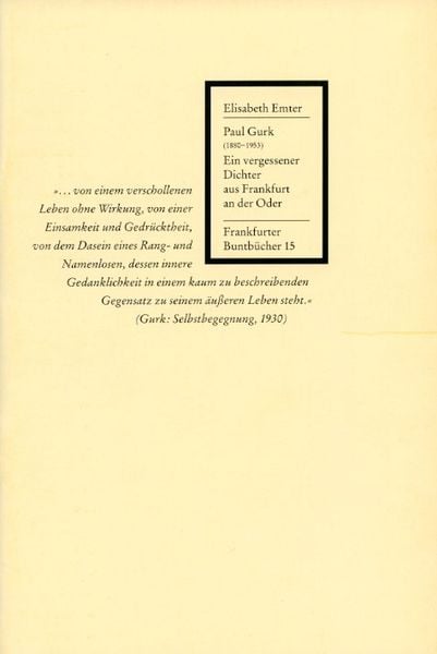 Produktbild: Paul Gurk (1880&ndash;1953)