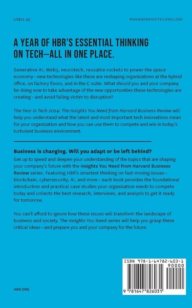 Produktbild: The Year in Tech, 2024: The Insights You Need from Harvard Business Review
