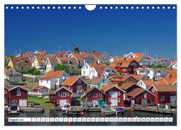 Produktbild: Skandinavische Impressionen - Oasen der Ruhe (Wandkalender 2026 DIN A4 quer), CALVENDO Monatskalender