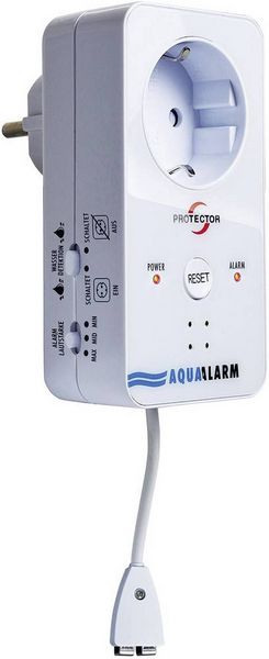 Produktbild: Protector WA-5 AquaAlarm Wassermelder mit externem Sensor netzbetrieben