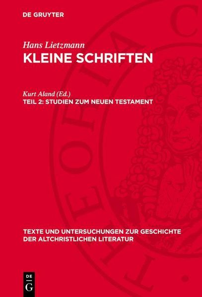 Produktbild: Studien zum Neuen Testament