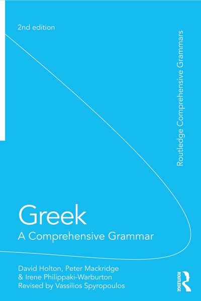 Produktbild: Greek: A Comprehensive Grammar of the Modern Language