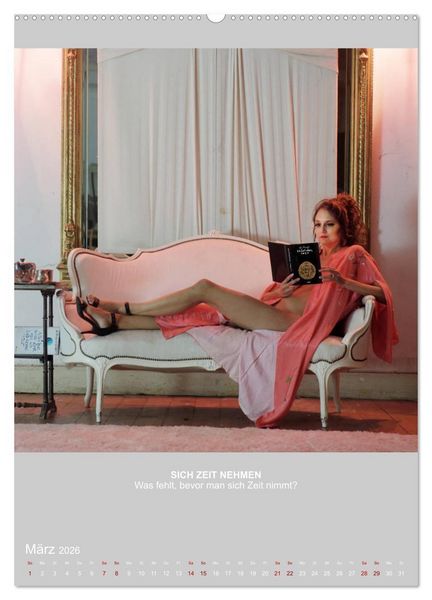 Produktbild: ZEIT METAPHERN (hochwertiger Premium Wandkalender 2026 DIN A2 hoch), Kunstdruck in Hochglanz