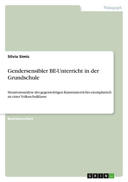 Produktbild: Gendersensibler BE-Unterricht in der Grundschule