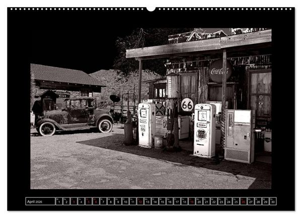Produktbild: USA - 4000 Meilen S&uuml;dwest Hommage an die gro&szlig;en SW-Fotografen Amerikas (hochwertiger Premium Wandkalender 2026 DIN A2 quer), Kunstdruck in Hochglanz