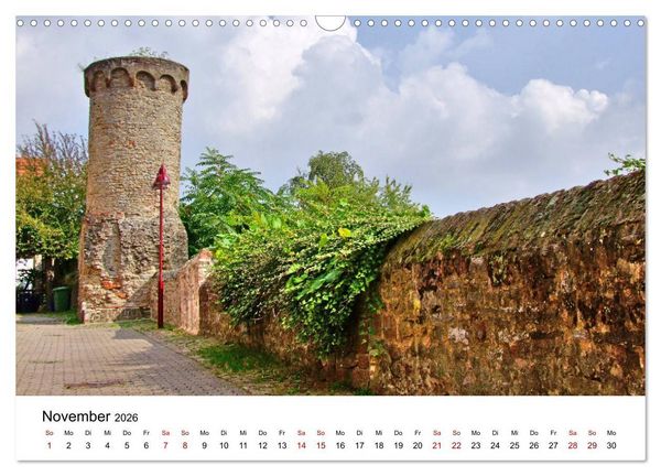 Produktbild: Wiesloch - Spaziergang durch die Altstadt (Wandkalender 2026 DIN A3 quer), CALVENDO Monatskalender