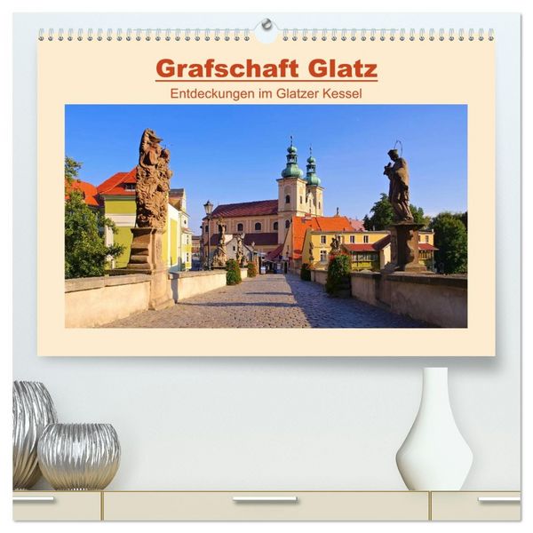 Produktbild: Grafschaft Glatz - Entdeckungen im Glatzer Kessel (hochwertiger Premium Wandkalender 2026 DIN A2 quer), Kunstdruck in Hochglanz