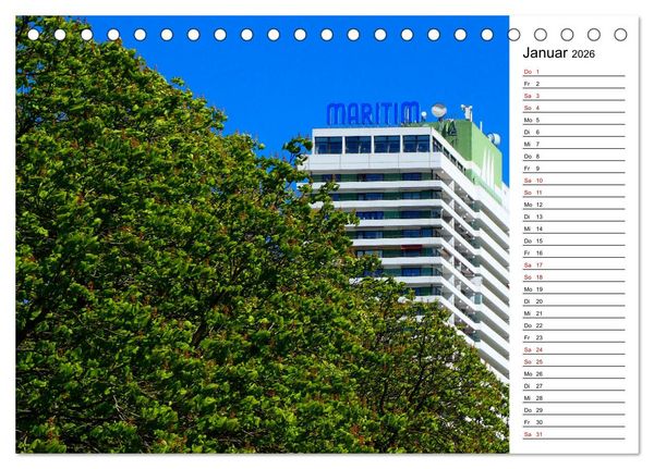 Produktbild: Travem&uuml;nder Durchblicke (Tischkalender 2026 DIN A5 quer), CALVENDO Monatskalender