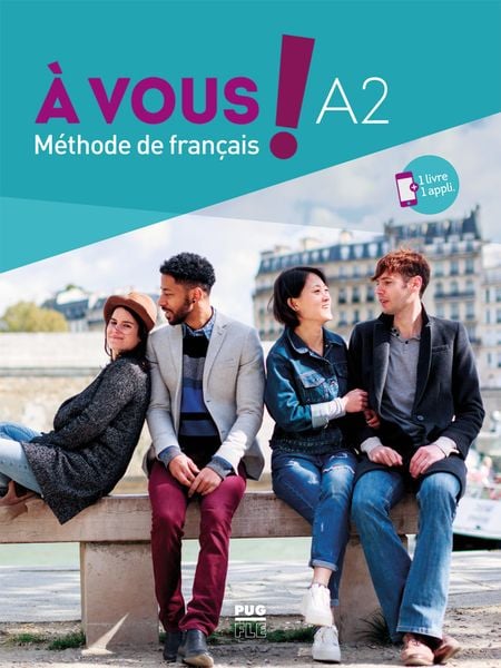 Produktbild: À vous ! A2. Kurs- und Arbeitsbuch + App