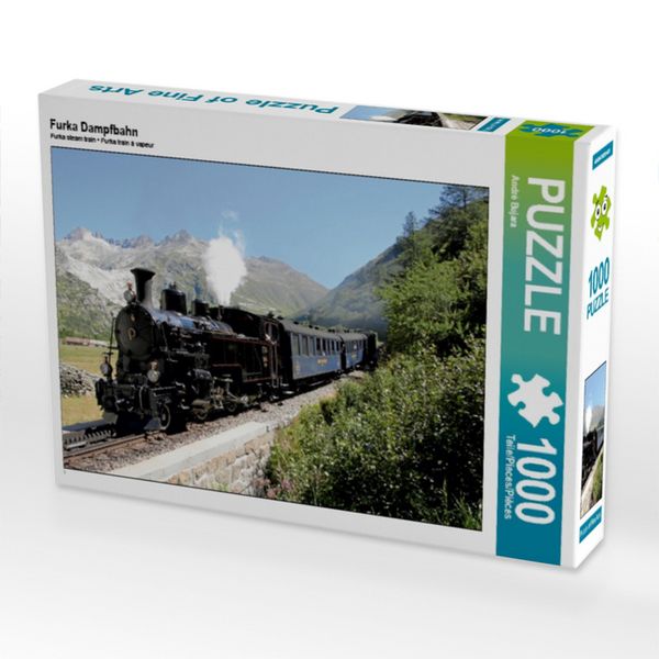 Produktbild: CALVENDO Puzzle Furka Dampfbahn | 1000 Teile Lege-Gr&ouml;&szlig;e 64x48cm Foto-Puzzle f&uuml;r gl&uuml;ckliche Stunden