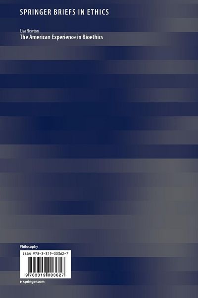 Produktbild: The American Experience in Bioethics