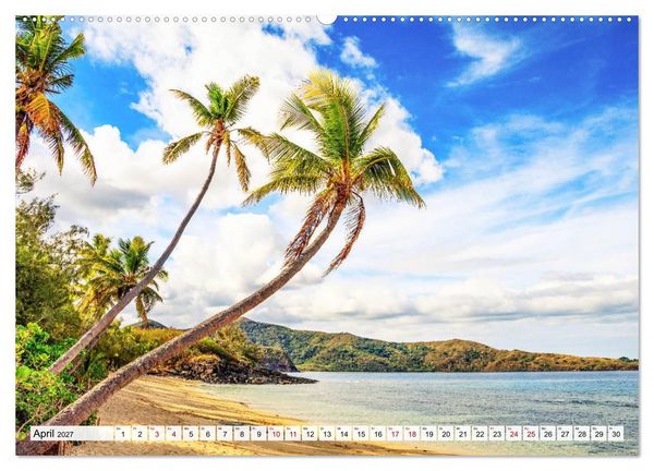 Produktbild: Summer Paradise Fiji (Wandkalender 2027 DIN A2 quer), CALVENDO Monatskalender
