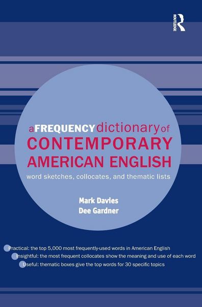 Produktbild: A Frequency Dictionary of Contemporary American English