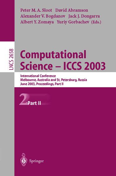 Produktbild: Computational Science - ICCS 2003