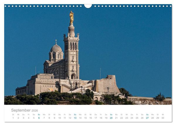 Produktbild: Marseille Maritime Metropole (Wandkalender 2026 DIN A3 quer), CALVENDO Monatskalender