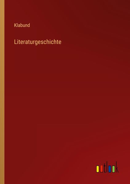 Produktbild: Literaturgeschichte