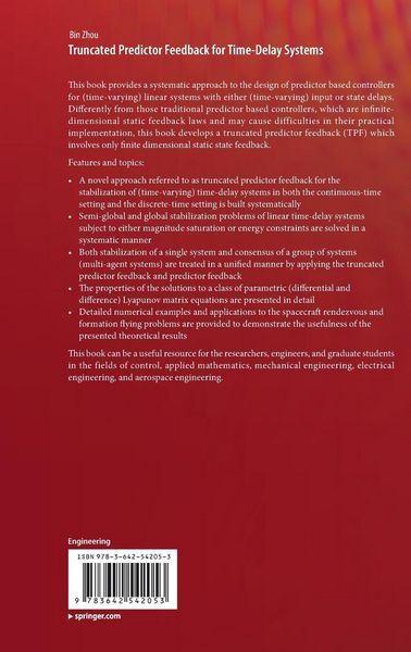 Produktbild: Truncated Predictor Feedback for Time-Delay Systems