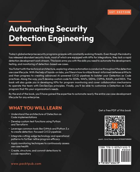 Produktbild: Automating Security Detection Engineering