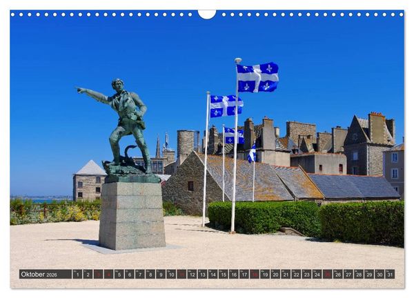 Produktbild: Saint Malo - Stadt der Korsaren (Wandkalender 2026 DIN A3 quer), CALVENDO Monatskalender