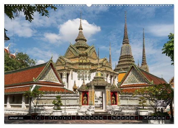Produktbild: Bangkok - Thailand (Wandkalender 2026 DIN A2 quer), CALVENDO Monatskalender