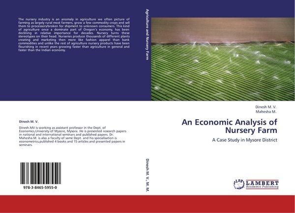 Produktbild: An Economic Analysis of Nursery Farm