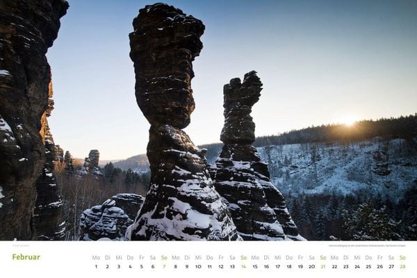 Produktbild: Kalender S&auml;chsische & B&ouml;hmische Schweiz 2027