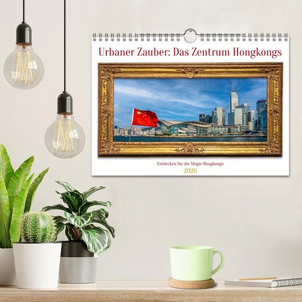 Produktbild: Urbaner Zauber: Das Zentrum Hongkongs (Wandkalender 2026 DIN A4 quer), CALVENDO Monatskalender