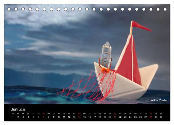Produktbild: Bernie Blitz - Eine Birne sucht Erleuchtung (Tischkalender 2026 DIN A5 quer), CALVENDO Monatskalender