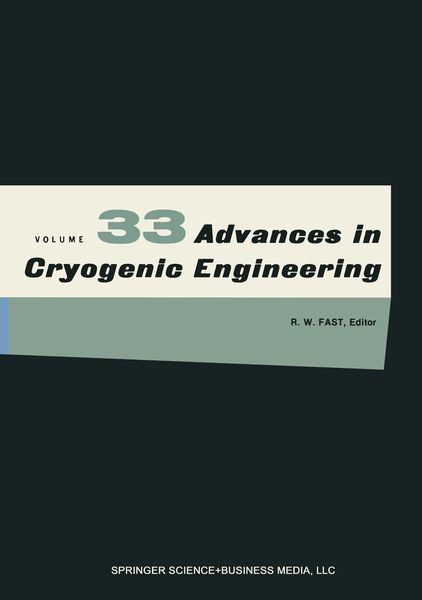 Produktbild: Advances in Cryogenic Engineering